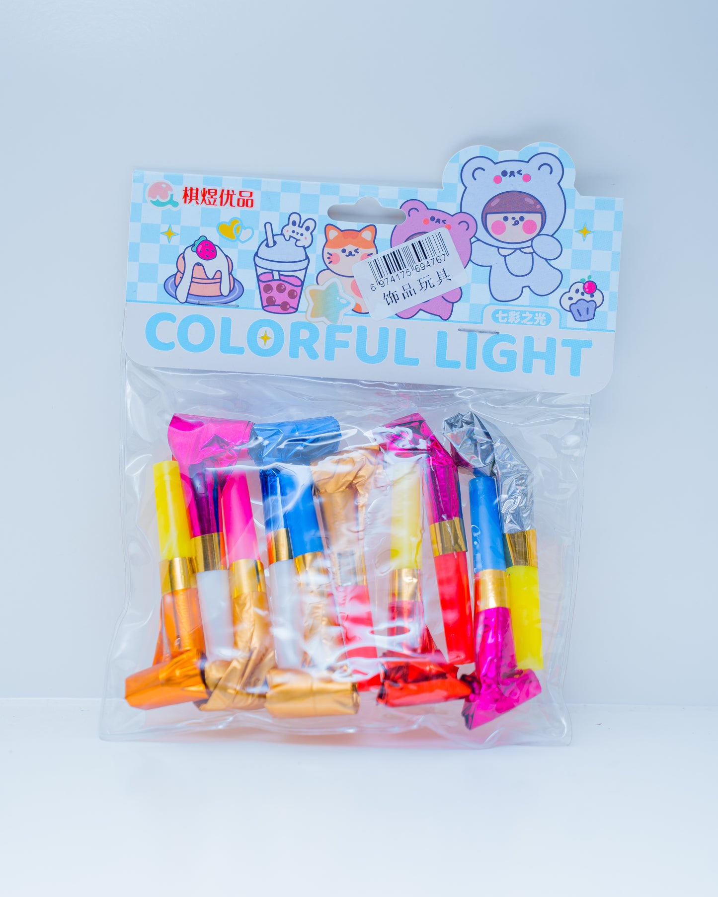 10Pcs Blowing Dragon Funny Colorful Cheer Props