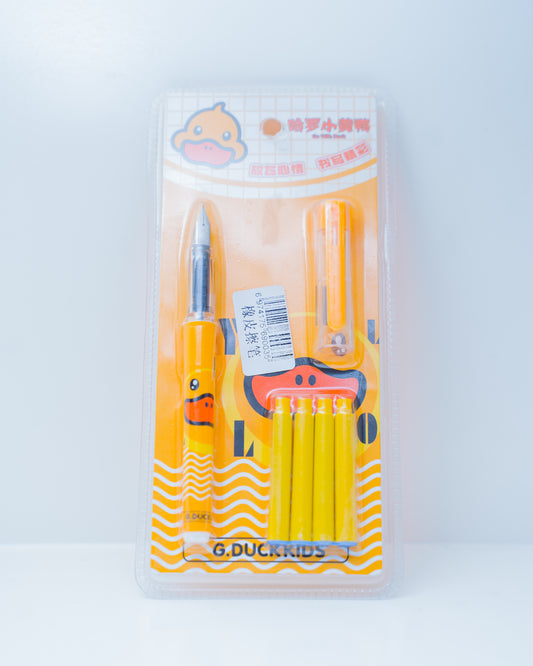Little Yellow Duck Fountain Pen with Blue Ink