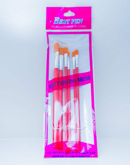 Nylon Hair Paint Brushes Set
