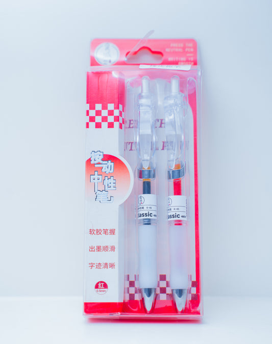 Rubber Grip Telescopic Gel Pen