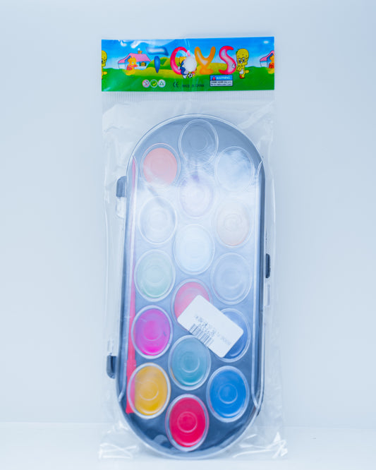 16 Colors Watercolor Palette