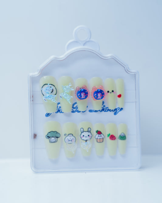 A cute Set of Nails Tips
